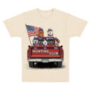 Happy 4th Of July Dog Personalized Shirt, Patriotic Hunting Dog Truck T-Shirt, US Independence Day Gift for Dog Lovers, Dog Dad, Dog Mom