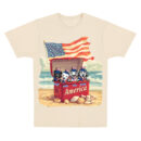 Patriotic Labrador 4th of July Personalize Shirt, Patriotic Dog Tee, American Flag Dog Shirt, USA Dog Lover Gift, Merica Summer T-shirt