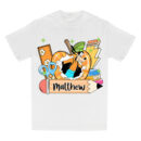Personalized Cartoon Superhero Tee, Back To School Shirt, Funny Kids Cartoon T-Shirt, Cartoon Friends Shirt, Back To School Cartoon T-Shirt