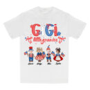 Grandma's Little Gnomies Happy Fourth 4th Of July, Personalized Custom Kids Names T Shirt, Independence Day, Birthday, Loving, Funny Gift for Patriotic Grandma/Nana/Mimi, Mom, Wife, Grandparent