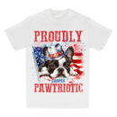 4th Of July Golden Retriever Shirt, Patriotic Golden Dog Tee, Proudly Pawtriotic Dog Shirt, American Flag Dog Shirt