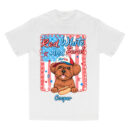 Red White and Feral Dog T-Shirt, Personalized 4th of July Pet Shirt, Cute Patriotic Dog Tee with Name, Funny Independence Day Shirt, Dog Lover 4th of July Gift