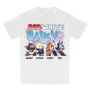 Red, White & Bluey Personalized Shirt, 4th of July Custom Family Shirt, Funny Patriotic Png, Kids 4th Of July png, Cartoon Character Custom Tee