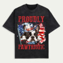 4th Of July Golden Retriever Shirt, Patriotic Golden Dog Tee, Proudly Pawtriotic Dog Shirt, American Flag Dog Shirt