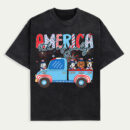 America 4th Of July Dog Personalized Shirt, US Independence Day Gift, Personalized Gift for Dog Lovers, Dog Dad, Dog Mom (Sao chép)
