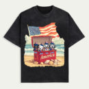 Patriotic Labrador 4th of July Personalize Shirt, Patriotic Dog Tee, American Flag Dog Shirt, USA Dog Lover Gift, Merica Summer T-shirt