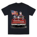 Happy 4th Of July Dog Personalized Shirt, Patriotic Hunting Dog Truck T-Shirt, US Independence Day Gift for Dog Lovers, Dog Dad, Dog Mom