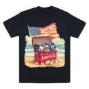 Patriotic Labrador 4th of July Personalize Shirt, Patriotic Dog Tee, American Flag Dog Shirt, USA Dog Lover Gift, Merica Summer T-shirt